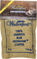 Roasted and Ground 100% Jamaica Blue Mountain Coffee 4oz (114g) Bag