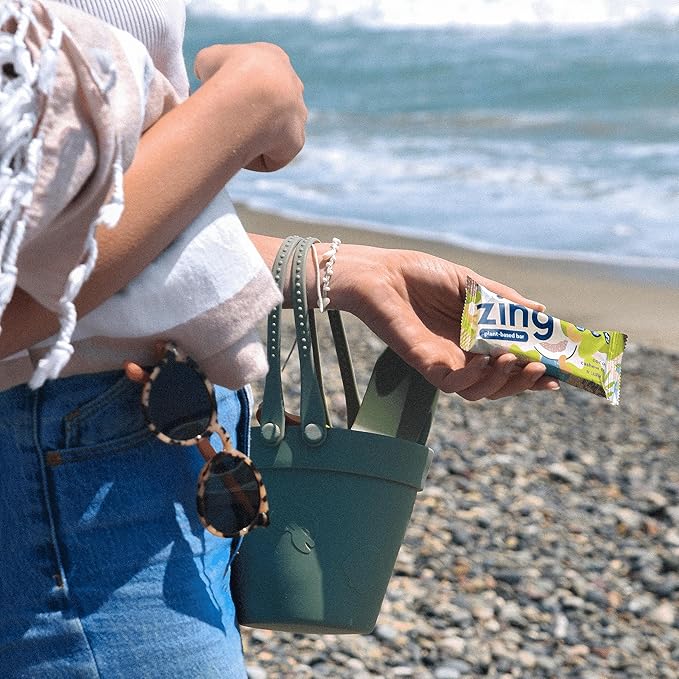 Zing Plant Based Protein Bar Coconut Cashew Crisp Nutrition Bar 10g Protein 5g Fiber Vegan Gluten Free Soy Free Non GMO 12 count