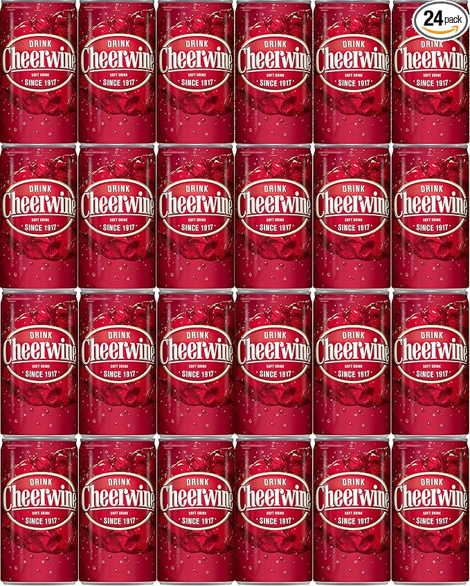 Cheerwine Soda 7.5 oz can (24 Cans)